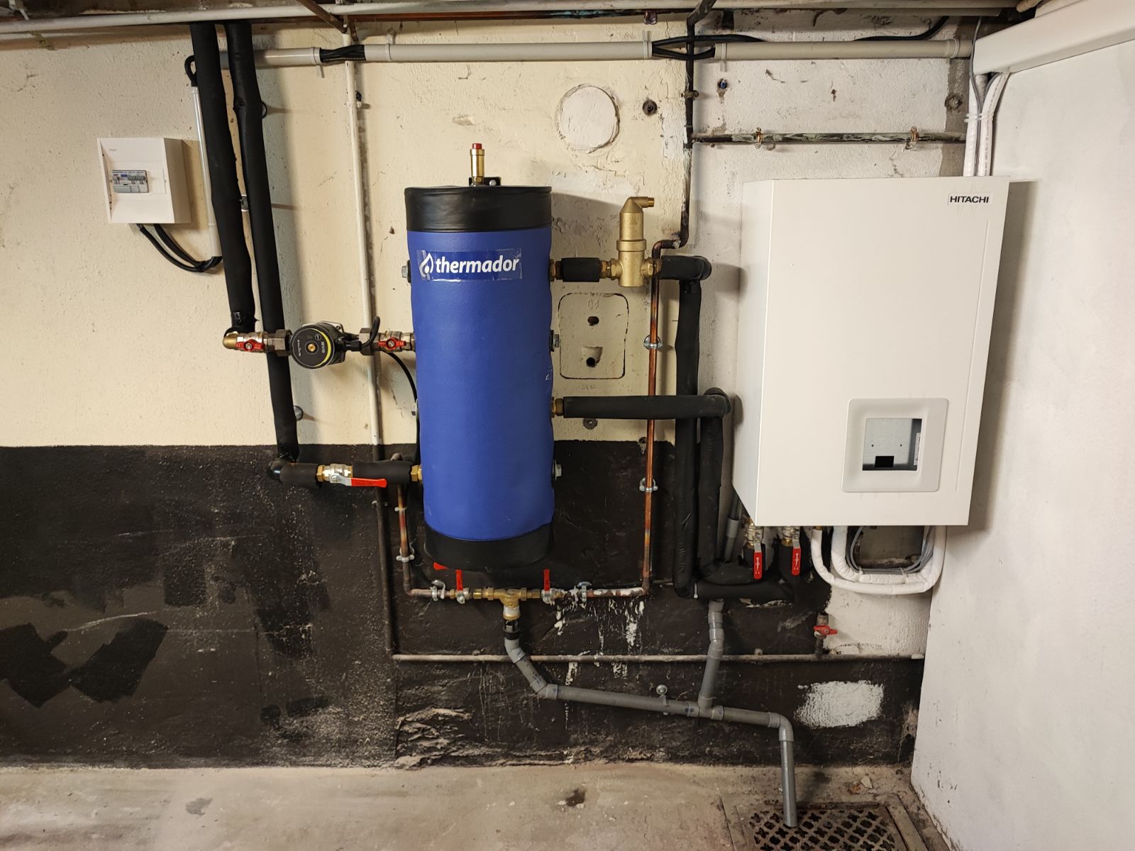 Pompe à chaleur air-eau Hitachi sans ecs à Tomblaine (54)
